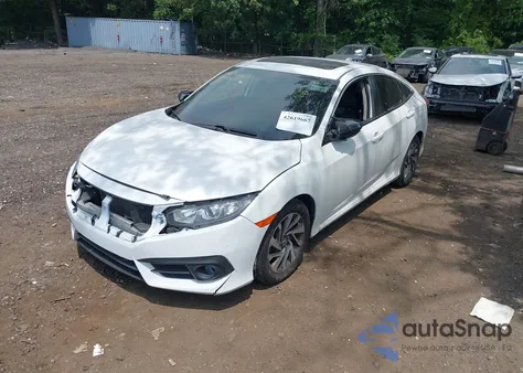 2018 Honda Civic Ex z USA, uszkodzony, nr VIN 19XFC2F78JE024931